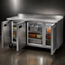 Thumbnail image #4 for Delfield 91-Inch Three-Section Refrigerated Work Table