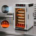 Thumbnail image #5 for Metro HotBlox Narrow 8-Pan Countertop Stackable Insulated Holding Cabinet with Clear Door