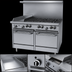 Thumbnail image #4 for Garland G Starfire Pro 48-Inch Gas Restaurant Range with 6 Open Burners, 12-Inch Griddle, and 2 Space-Saver Ovens