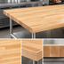 Thumbnail image #4 for Boos Block Northern Hard Rock Maple Blended Edge Grain Kitchen Countertop, 120