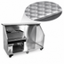 Thumbnail image #4 for Glastender 96-Inch Stainless Steel Portable Bar for Stackable Cups with 18-Inch Ice Bin and Refrigerator Space