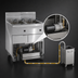 Thumbnail image #4 for Imperial Electric 3-Battery Floor Fryer with Built-In Space Saver Filter System, 75 lb. Tanks, Tilt-Up Elements
