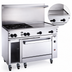 Thumbnail image #4 for Vulcan Endurance 48-Inch Commercial Gas Restaurant Range with 2 Burners, 36-Inch Griddle, and Standard Oven