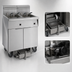 Thumbnail image #4 for Imperial IFSSP450E Electric 4-Battery Floor Fryer with Built-In Space Saver Filter, 50 lb. Tanks