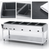 Thumbnail image #4 for Vollrath ServeWell SL 5-Well Electric Hot Food Table with Undershelf, Drains, and Adjustable Legs, 76-Inch