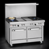 Thumbnail image #4 for Southbend Ultimate 48-Inch Gas Restaurant Range with 36-Inch Thermostatic Griddle and 2 Space Saver Ovens