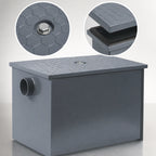Thumbnail image #4 for Dormont Manufacturing Watts Grease Interceptors WD-15 Epoxy-Coated Steel Grease Interceptor, 15 GPM, 30 lb Capacity, 2-Inch No-Hub