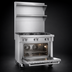 Thumbnail image #4 for Southbend Platinum Heavy Duty 36-Inch Gas Sectional Range with 4 Open Burners and Convection Oven Base