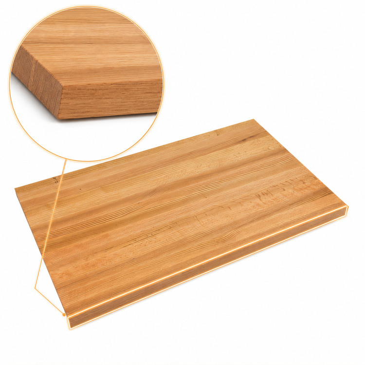 Product image #4 for John Boos Appalachian Red Oak Island Countertop, 48 x 30 x 1-1/2 Inch, Edge Grain, Oil Finish