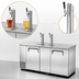Thumbnail image #4 for True TDD-3-S-HC Countertop Draft Beer Cooler with 2 Beer Columns, 3 Half-Barrel Capacity, Stainless Steel