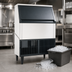 Thumbnail image #4 for Maxx Ice 265 lb. Half-Dice Cube Ice Maker With 75 lb. Built-In Storage Bin