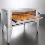 Thumbnail image #4 for Bakers Pride Super Deck Series Y-800BL Gas Single-Deck Pizza Oven, 66" x 44" FibraMent Hearth, Stainless Steel