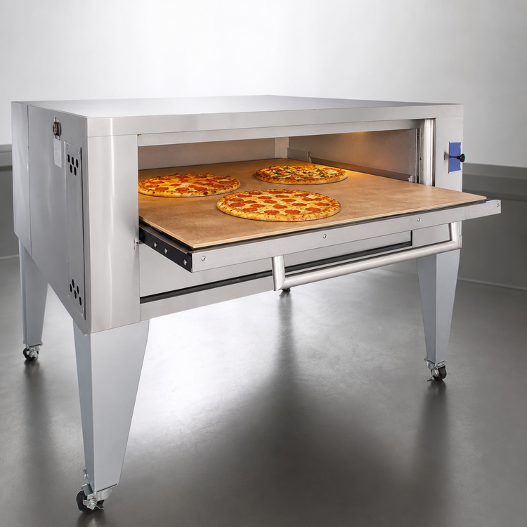 Product image #4 for Bakers Pride Super Deck Series Y-800BL Gas Single Deck Pizza Deck Oven, 66 x 44 Inch Deck