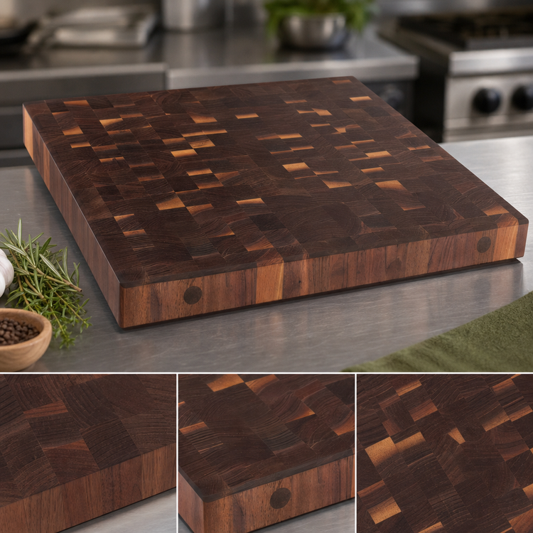 Product image #4 for John Boos Boos Block End Grain Walnut Island Countertop, 36 x 25 Inches, 2-1/4-Inch Thick