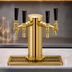 Thumbnail image #4 for Perlick Countertop Glycol-Cooled Draft Arm Beer Tower, 4-Faucet, 4-Inch O.D. x 14-Inch Brass Column