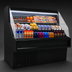 Thumbnail image #4 for Howard-McCray Ovation Series 63-Inch Remote Open Impulse Merchandiser with Straight Plexi Ends, LED Lighting, Black