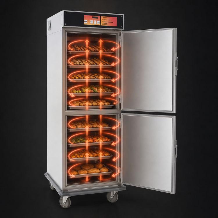 Product image #4 for Panco CH6000D-240 Full-Height Cook & Hold Cabinet with Dutch Doors