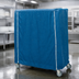 Thumbnail image #4 for Metro 60 x 21 x 54 Inch Mariner Blue Waterproof Cart Cover for Queen Mary & Banquet Carts