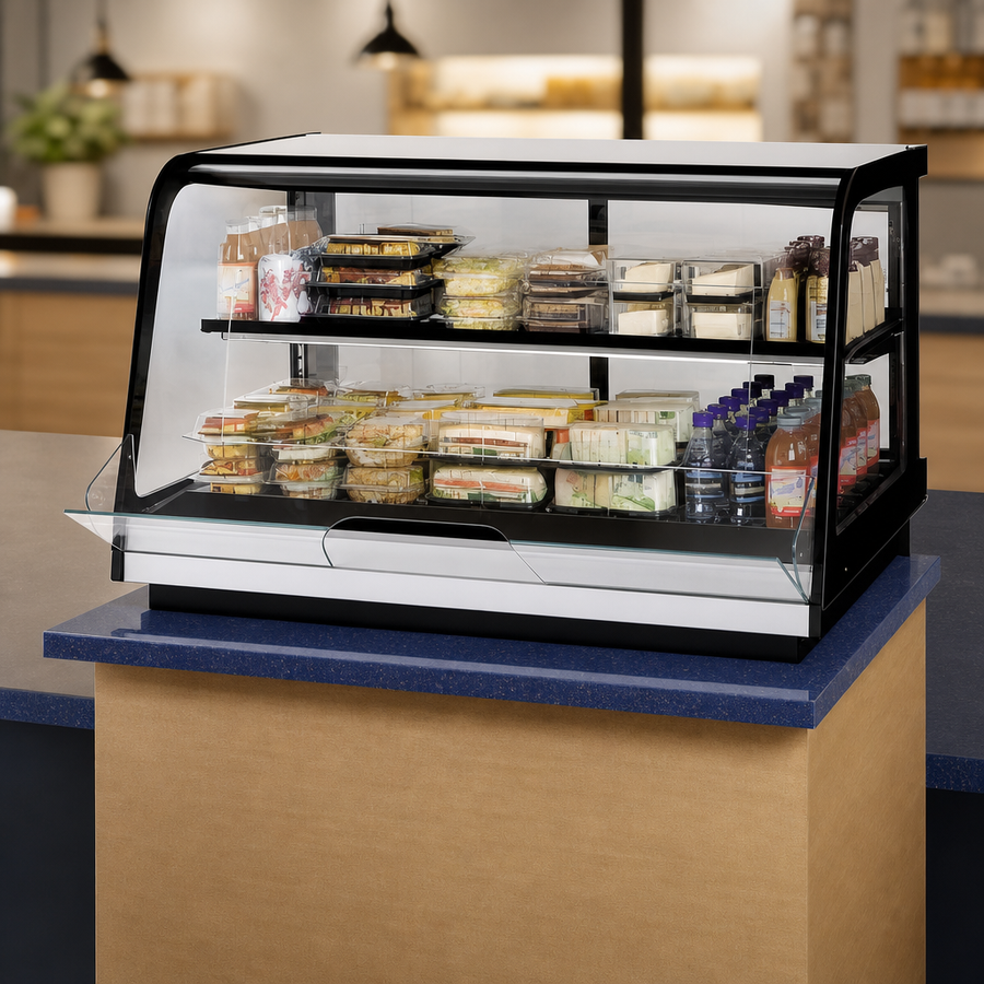 Tempered Front Glass with Self-Serve Cutout
