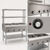 Thumbnail image #4 for Eagle Group Electric 4-Well Open Base Hot Food Table with 10-Inch Double-Tier Flex-Master Overshelves, 63-1/2 Inch Wide, 120V