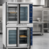 Thumbnail image #4 for Duke 613Q-G2V Double Deck Full-Size Gas Convection Oven with 8 Inch Legs