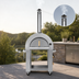 Thumbnail image #5 for KoolMore Residential Outdoor Wood-Fired Pizza Oven, 32 Inch Wide, Stainless Steel