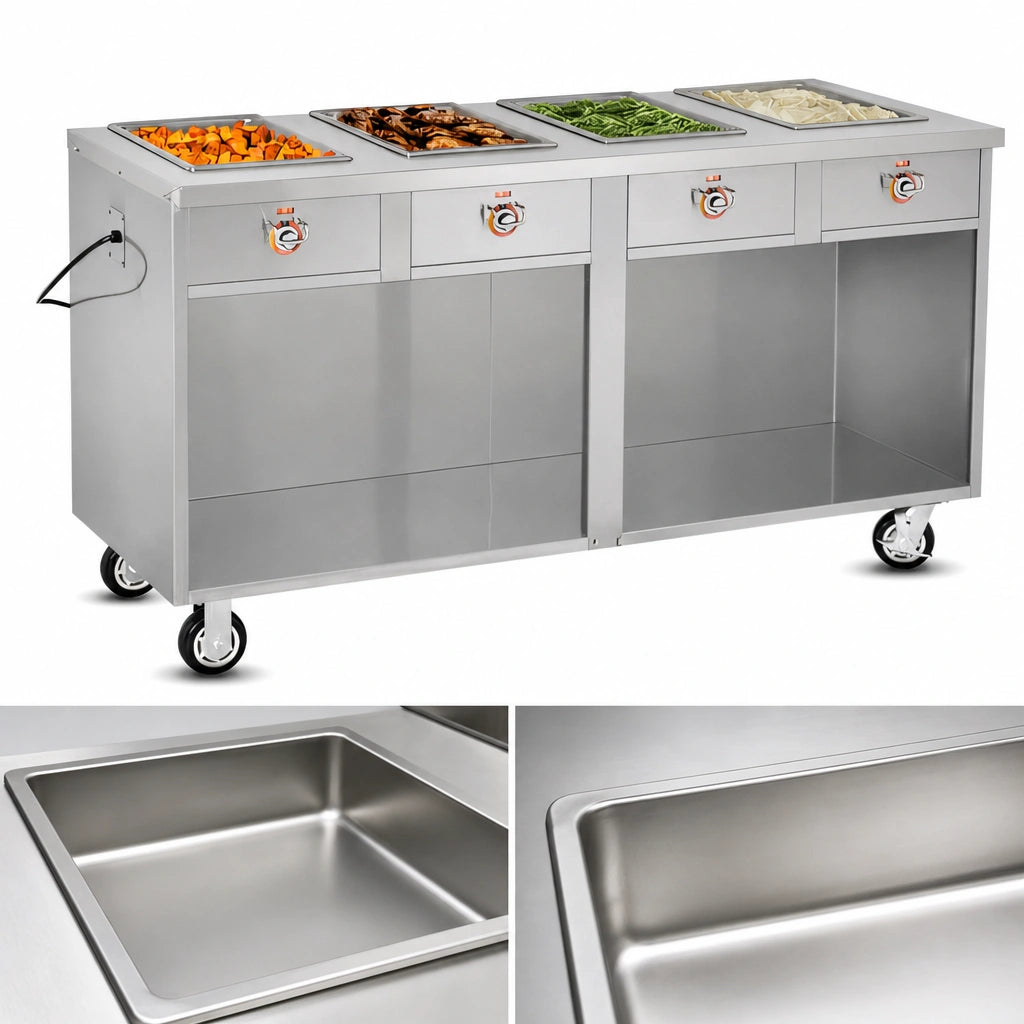 Deep-Drawn Stainless Steel Wells