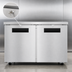 Thumbnail image #4 for Hoshizaki Steelheart 48-Inch Two-Section Undercounter Reach-In Freezer with Solid Doors, 12 Cu. Ft.