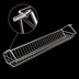 Thumbnail image #4 for Alto-Shaam Multi-Purpose Wire Basket Accessory for AR-7E/AR-7T Rotisserie Ovens