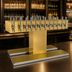 Thumbnail image #4 for Glastender Double-Sided 16-Faucet Countertop Glycol-Cooled Draft Dispensing Tower, Polished Brass Finish