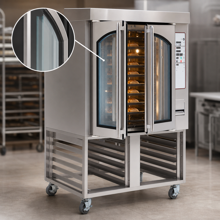 Product image #4 for Baxter OV310G Mini Rotating Rack Gas Oven with Programmable Digital Controls, 8-Pan Capacity