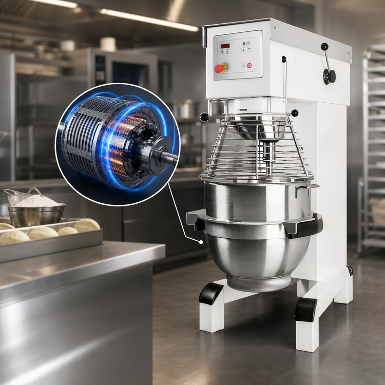Product image #4 for Varimixer V80PL 80 Quart 4 HP Variable-Speed Floor Model Planetary Mixer with #12 Hub