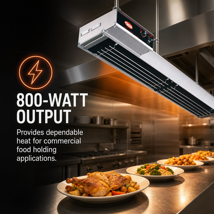 Product image #4 for Hatco Glo-Ray Infrablack 36-Inch Single Unlighted Strip Heater