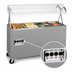 Thumbnail image #4 for Vollrath 2-Series Affordable Portable 4-Well Mobile Hot Food Station Deluxe with Buffet Breath Guard and Enclosed Storage Base