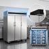 Thumbnail image #4 for IKON Refrigeration Three-Section Reach-In Freezer, 72 Cu. Ft., Top-Mount Self-Contained, Dual Voltage, Stainless Steel