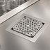 Thumbnail image #4 for Eagle Spec-Bar Drop-In Glass Rinser Trough, 8 x 8 Inch, Type 300 Stainless Steel