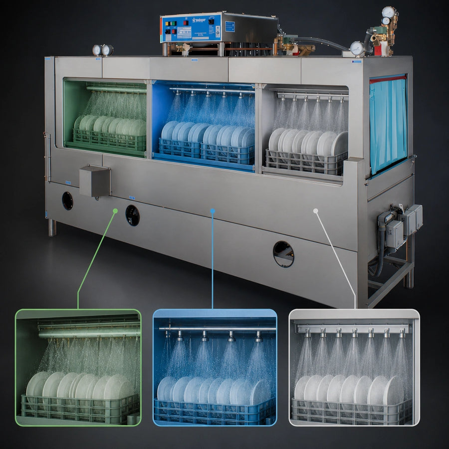 Three-Tank Prewash System