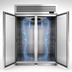 Thumbnail image #4 for Turbo Air PRO Series PRO-50H-RT Roll-Through Two-Section Solid Door Heated Cabinet