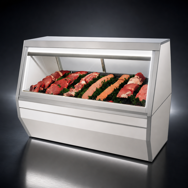 Product image #4 for Howard-McCray 35 Series 50-Inch Red Meat Service Case with Straight Glass Front and LED Lighting