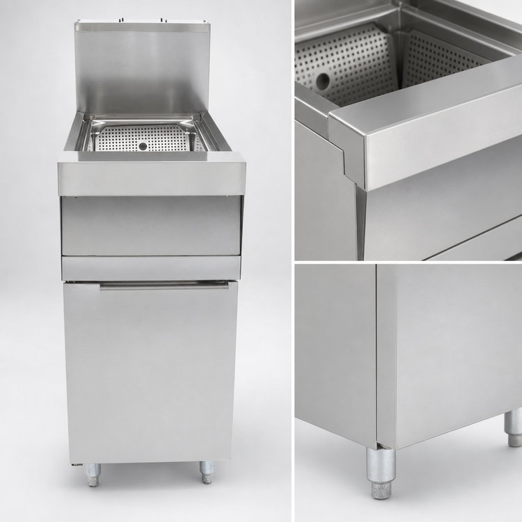 Product image #4 for Frymaster/Dean 15-Inch Stainless Steel Spreader Cabinet with Legs