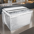 Thumbnail image #4 for Glastender Drop-In Ice Bin Without Cold Plate with Sliding 2-Piece Stainless Steel Cover, 71 lb Capacity