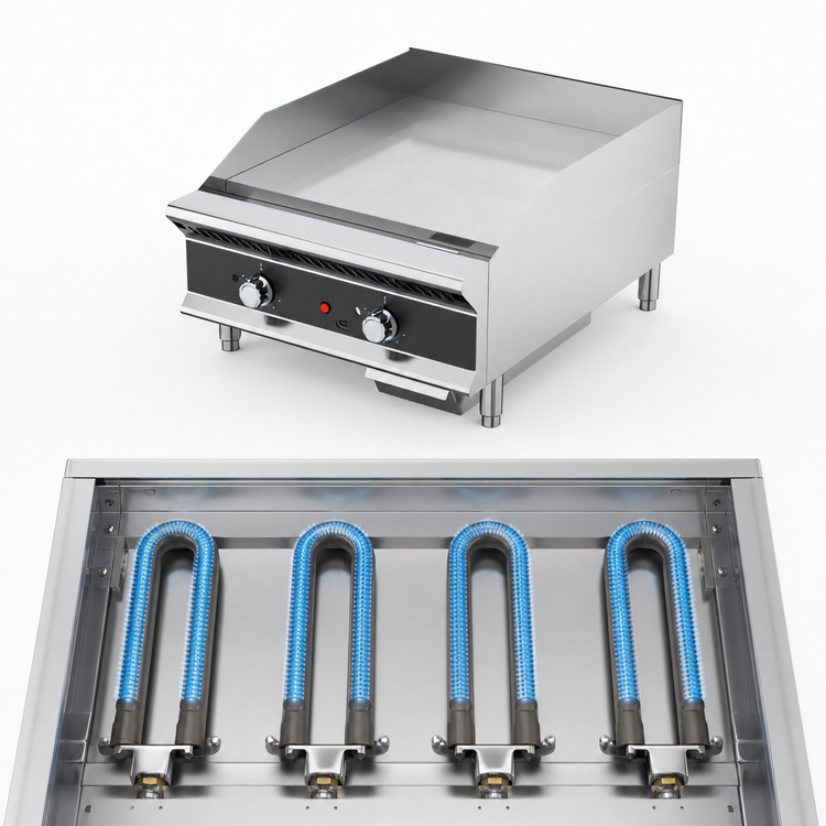 Product image #4 for Vollrath Heavy-Duty 48-Inch Countertop Thermostatic Flat Top Gas Griddle