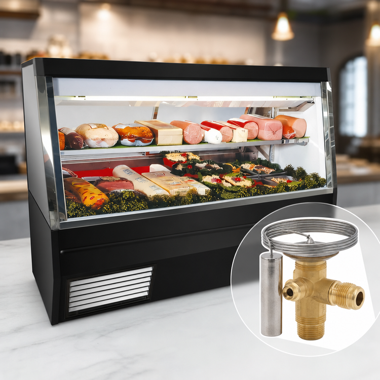 Product image #4 for Howard-McCray 34N Series Double Duty Remote Deli Meat & Cheese Service Case, 48-Inch Wide, Black Exterior, White Interior, LED Lighting