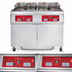 Thumbnail image #5 for Vulcan 4ER50DF Four-Battery Electric Deep Fat Fryer with Digital Controls and KleenScreen PLUS Filtration, 50-Lb. Vats