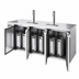 Thumbnail image #4 for True Premier Bar 84-Inch Three-Section Pass-Thru Refrigerated Draft Bar Cooler with 2 Beer Columns
