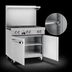 Thumbnail image #4 for Southbend S-Series 36-Inch 6-Burner Gas Restaurant Range with Cabinet Base
