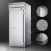 Thumbnail image #4 for Beverage-Air P-Series Extra Tall Roll-In Refrigerator, 1-Section, Solid Door, Top-Mount Self-Contained