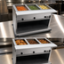Thumbnail image #4 for Spec-Master PHT3CB-240 Portable Electric Hot Food Table with 3 Wells