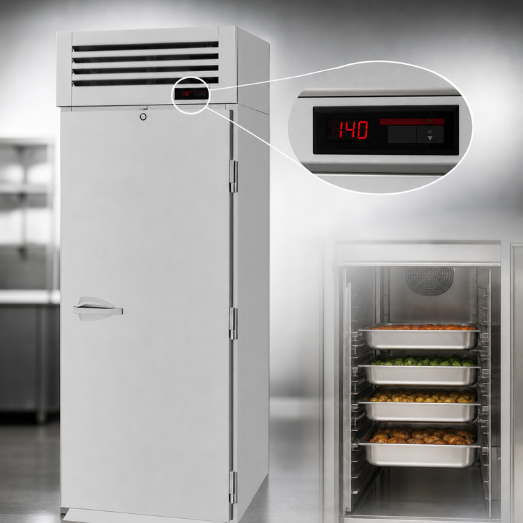 Product image #4 for Turbo Air PRO Series Roll-In Heated Cabinet, One-Section, 14.4 Cu. Ft., Stainless Steel, 115V