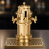 Thumbnail image #4 for Glastender Roman 3-Faucet Draft Dispensing Tower, Polished Brass, Air Cooled